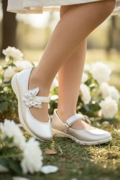 Zapato Vestir Balerina Mariposa Niña Pekekids 08311